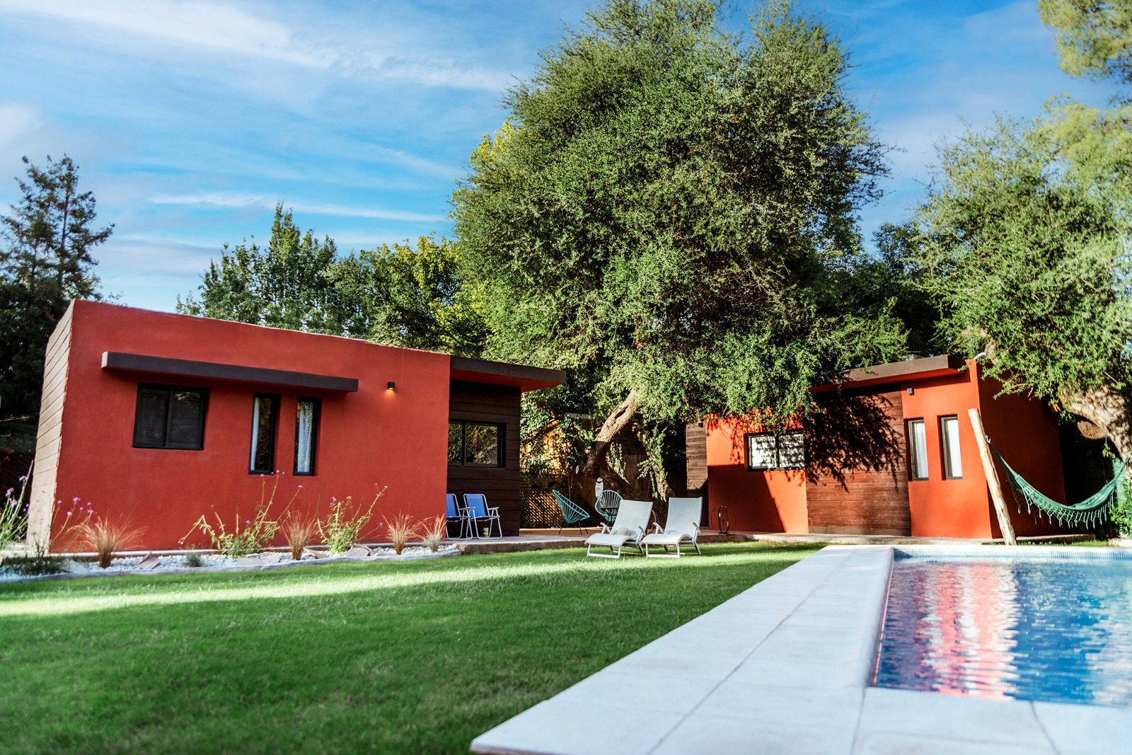 Moderna y cálida cabaña tipo Tiny para dos personas