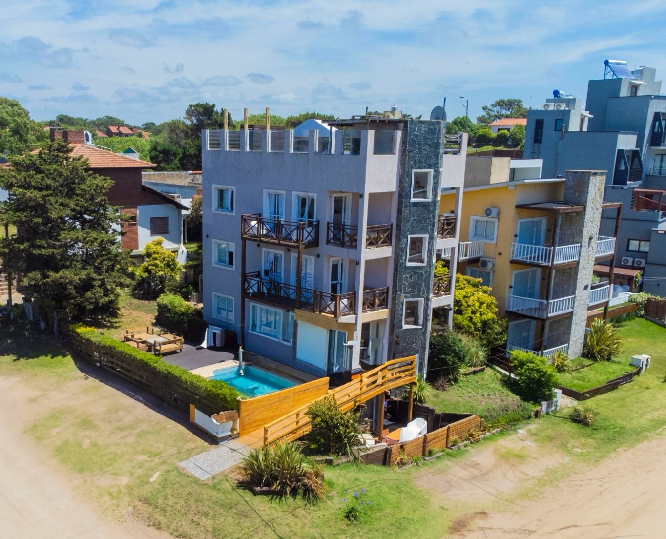 Departamento c/balcon a 150 metros de la Playa en Mar de Ostende, Pinamar