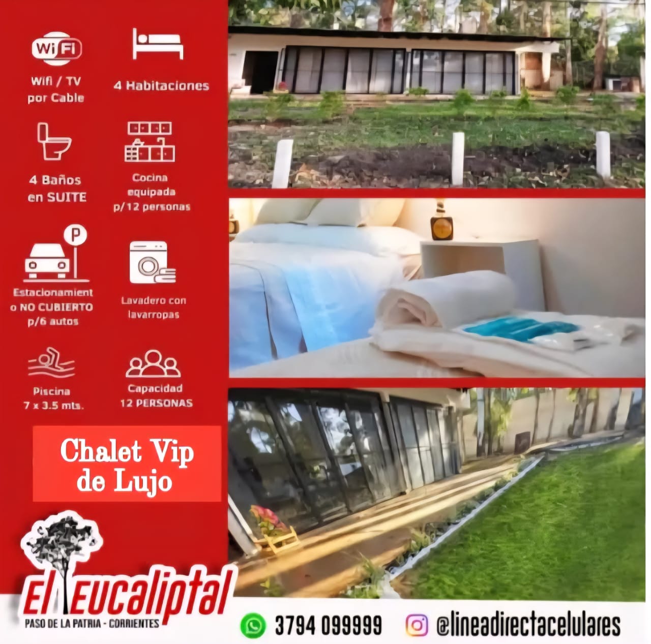 El Eucaliptal chalet vip vidriado