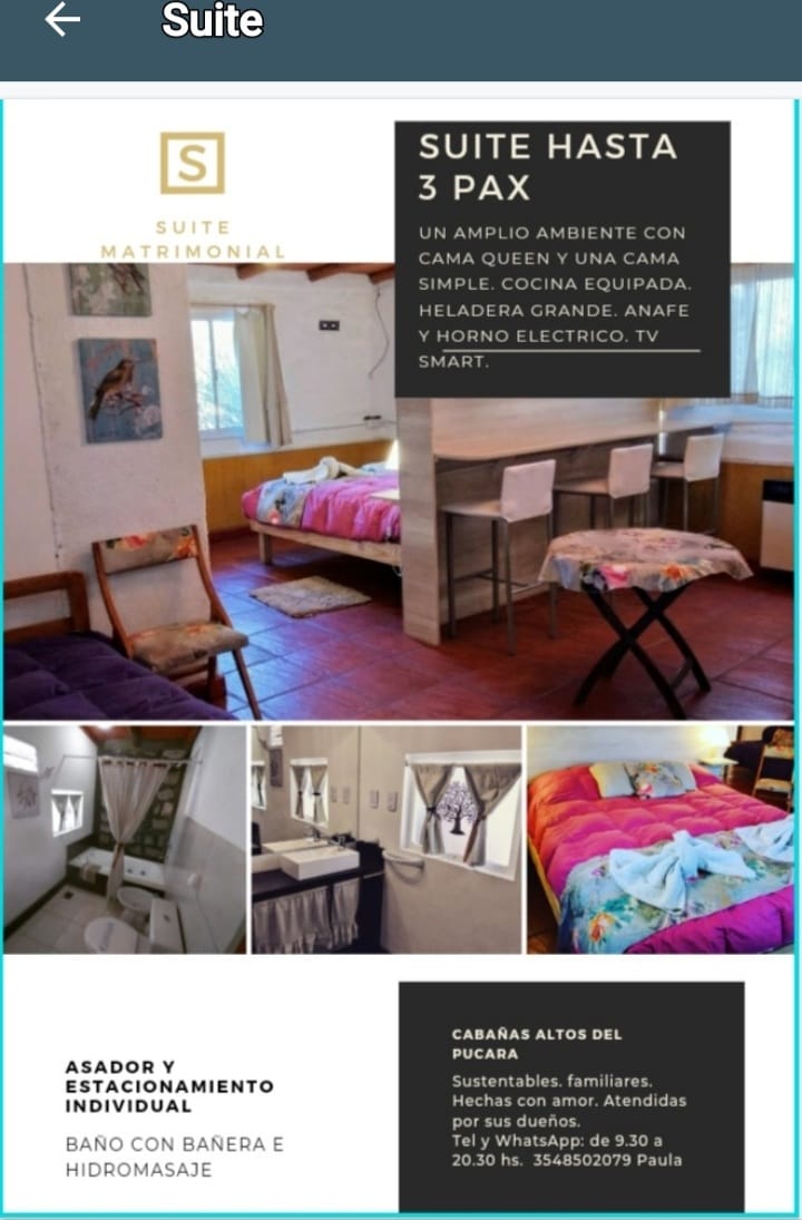 Hermosa Suite con Hidromasaje