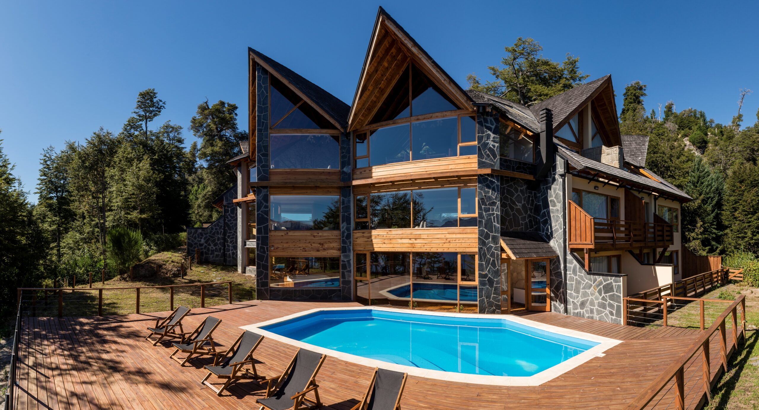 Cuarto doble con vista al lago | Desayuno incluido en Villa La Angostura