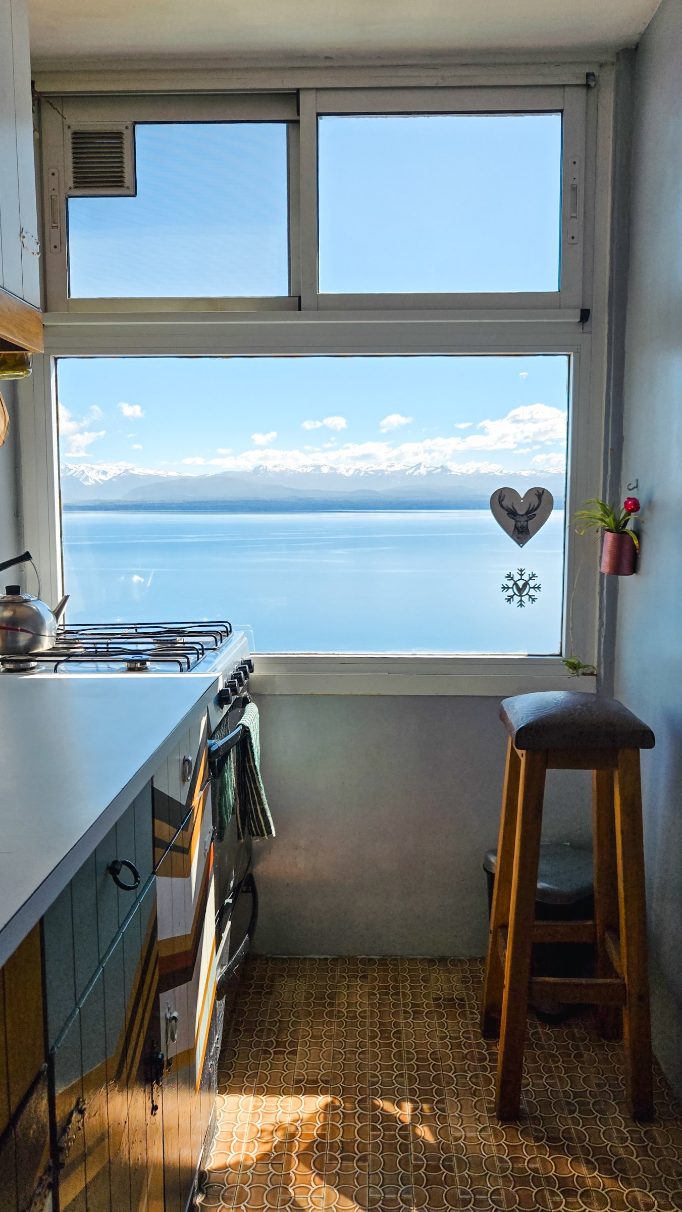 Departamento céntrico con vista algo lago en Bariloche