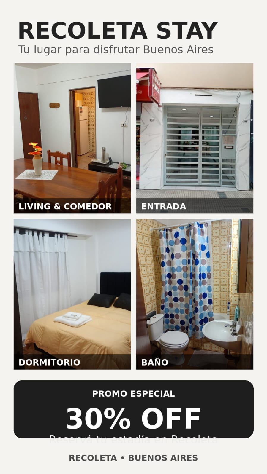 Departamento céntrico .