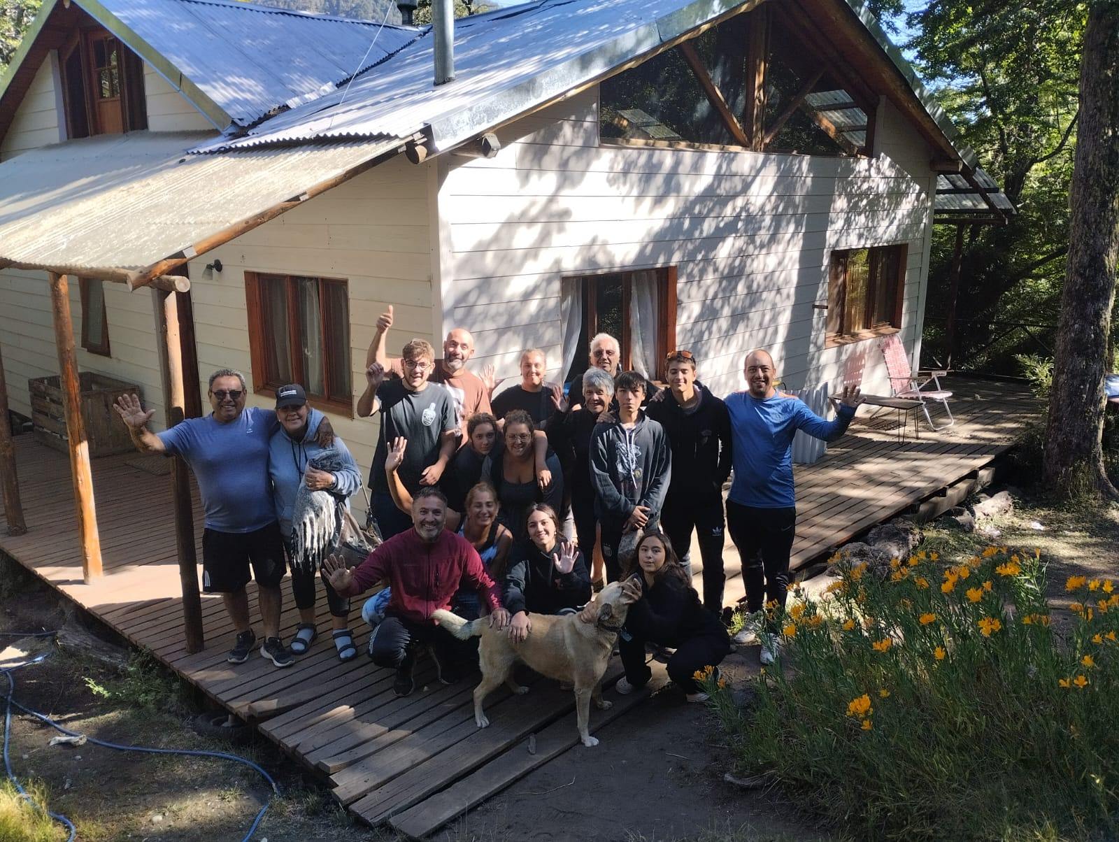Cabaña para 10 personas en medio del bosque