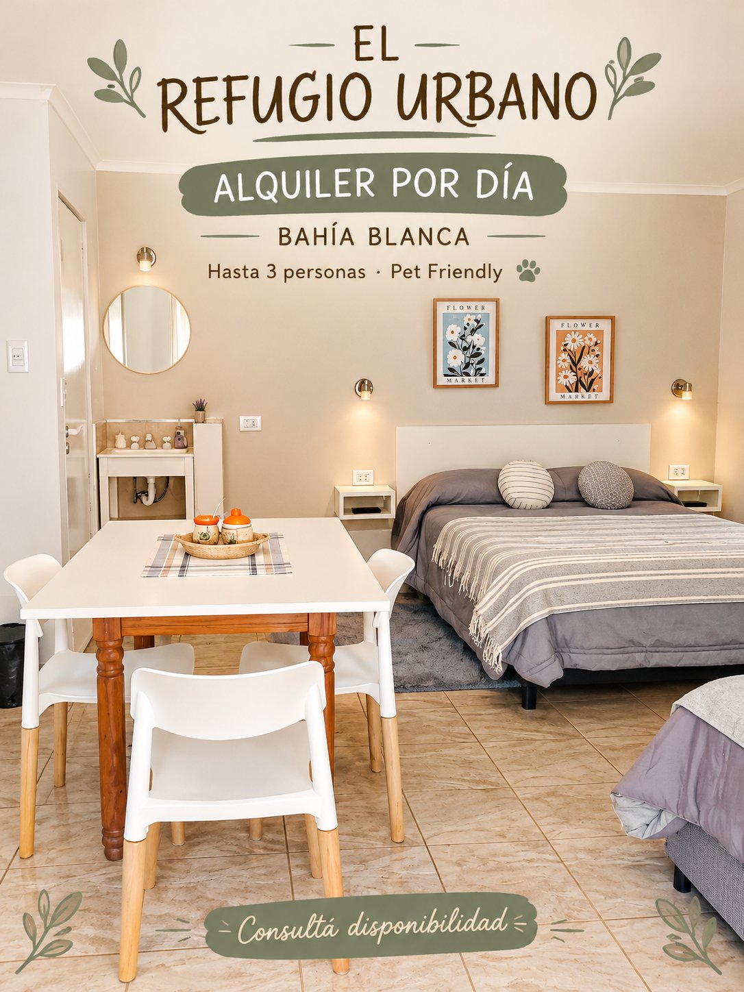 Departamento Equipado|Descanso y espacio verde|Pet Fiendly